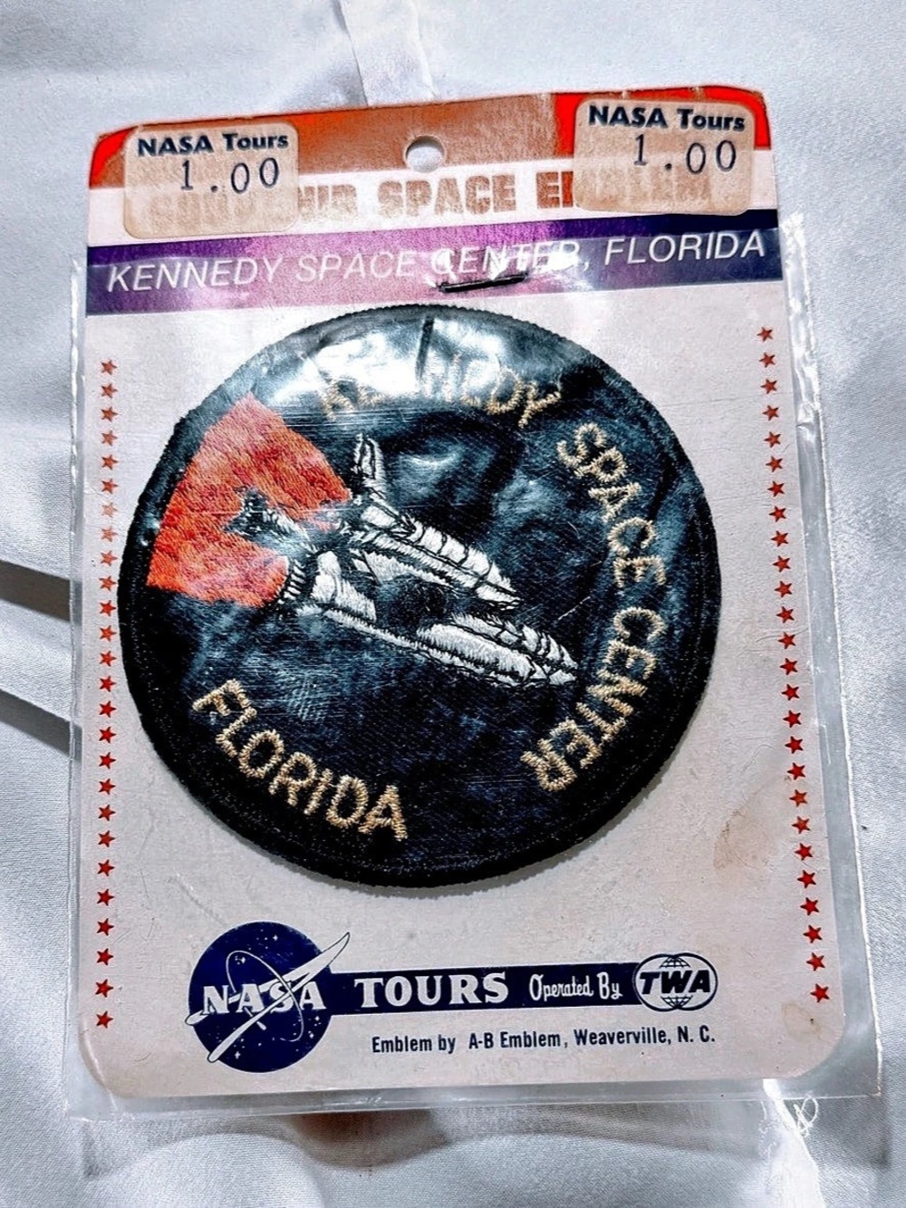 NASA Tours Kennedy Space Center Florida patch Embroidered Patch NWT